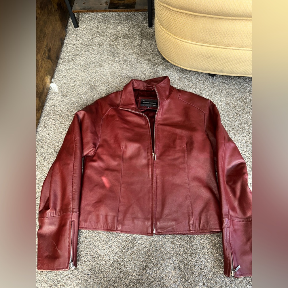 Michael Michelle Leather Jacket